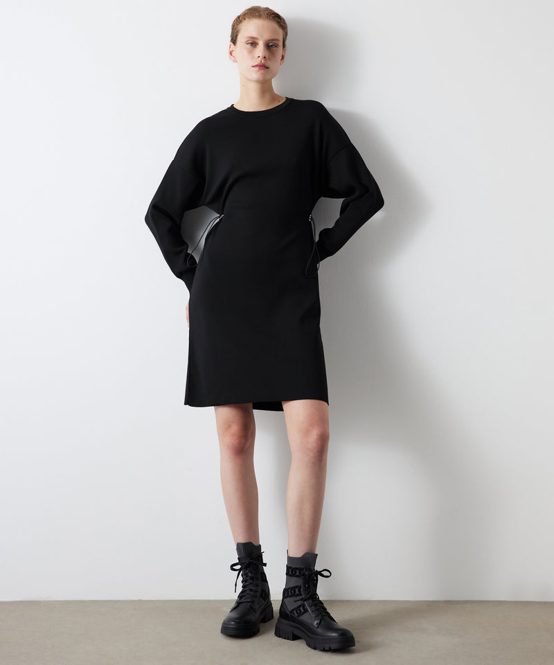 Ipekyol Adjustable Waist Knit Dress Black