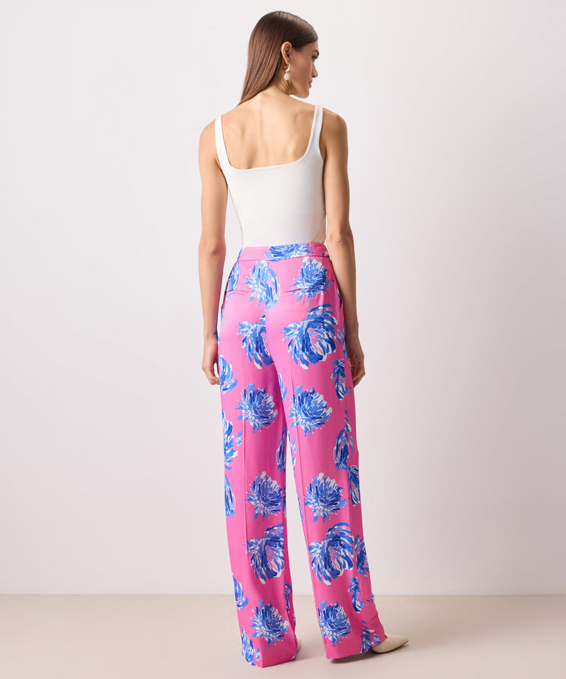 Ipekyol Printed High Waist Trousers Pink