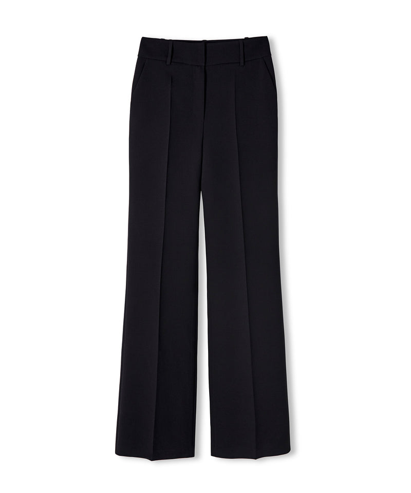 Ipekyol Solid Straight Fit Trousers Black