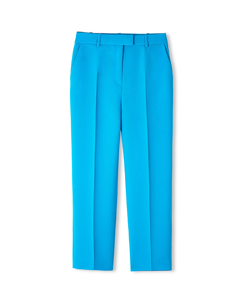 Ipekyol Carrot Fit Solid Trousers Blue
