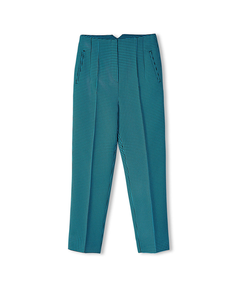 Ipekyol Crowbar Pattern Trousers Blue
