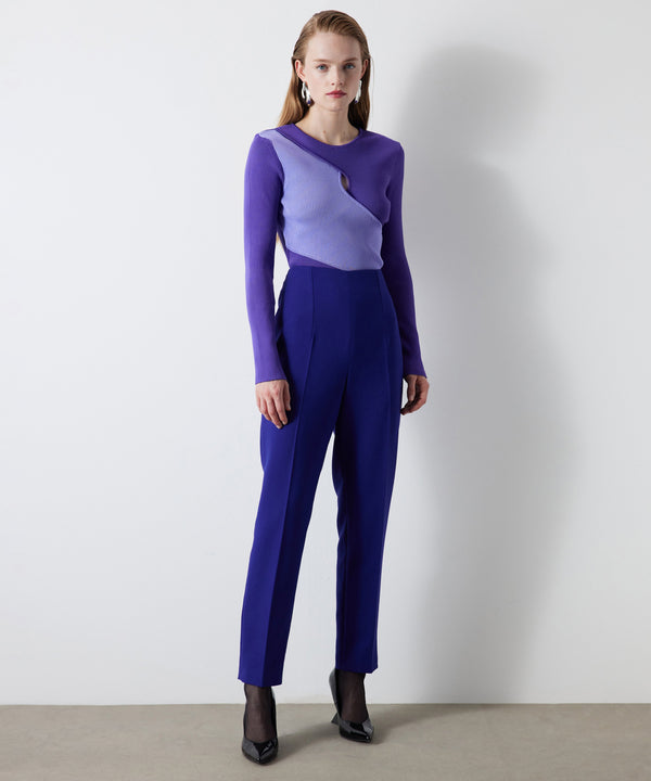 Ipekyol Carrot Fit Solid Trousers Purple