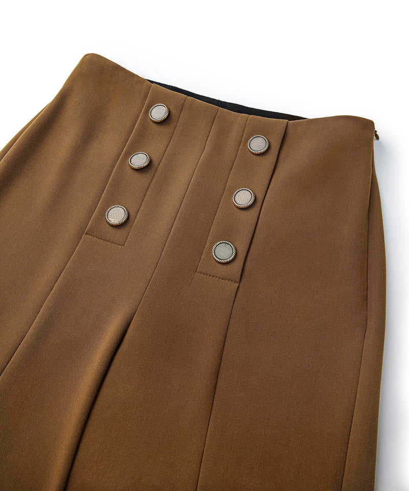 Ipekyol Trousers With Metal Buttons Tobac