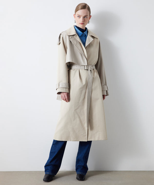 Ipekyol Two Piece Look Trench Coat Stone
