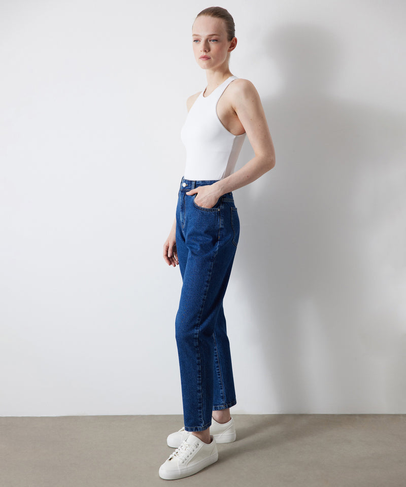 Ipekyol Mom Fit Denim Trousers Indigo