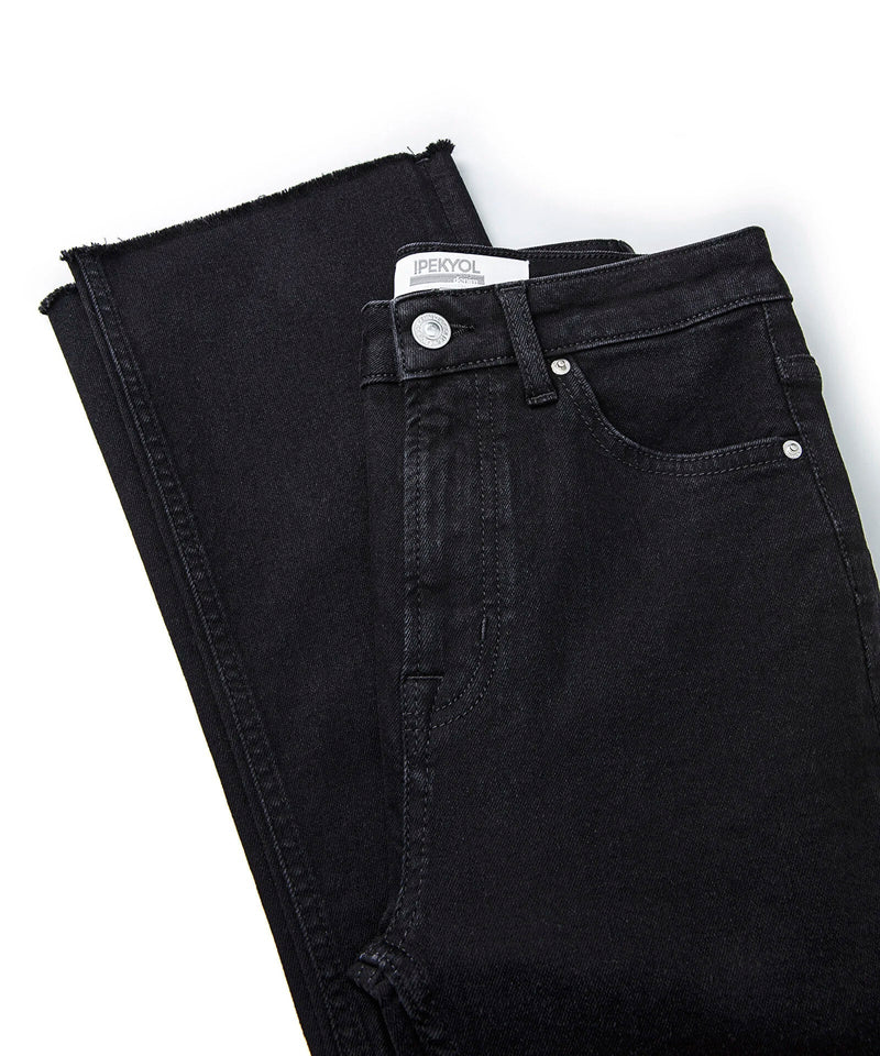 Ipekyol Cropped Flare Fit Jeans Black