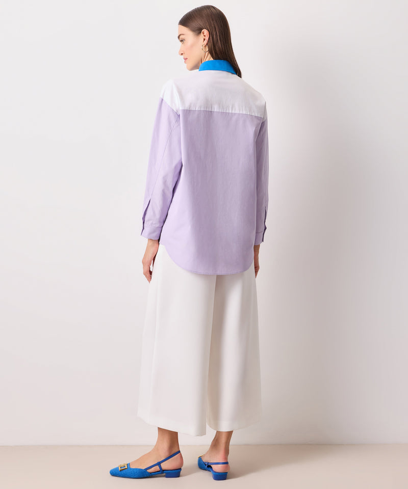 Ipekyol Colorblock Comfortable Shirt Lilac