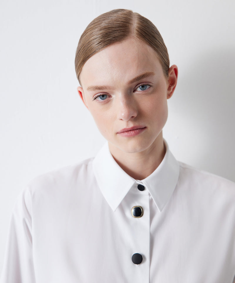 Ipekyol Shirt With Button Accessory White