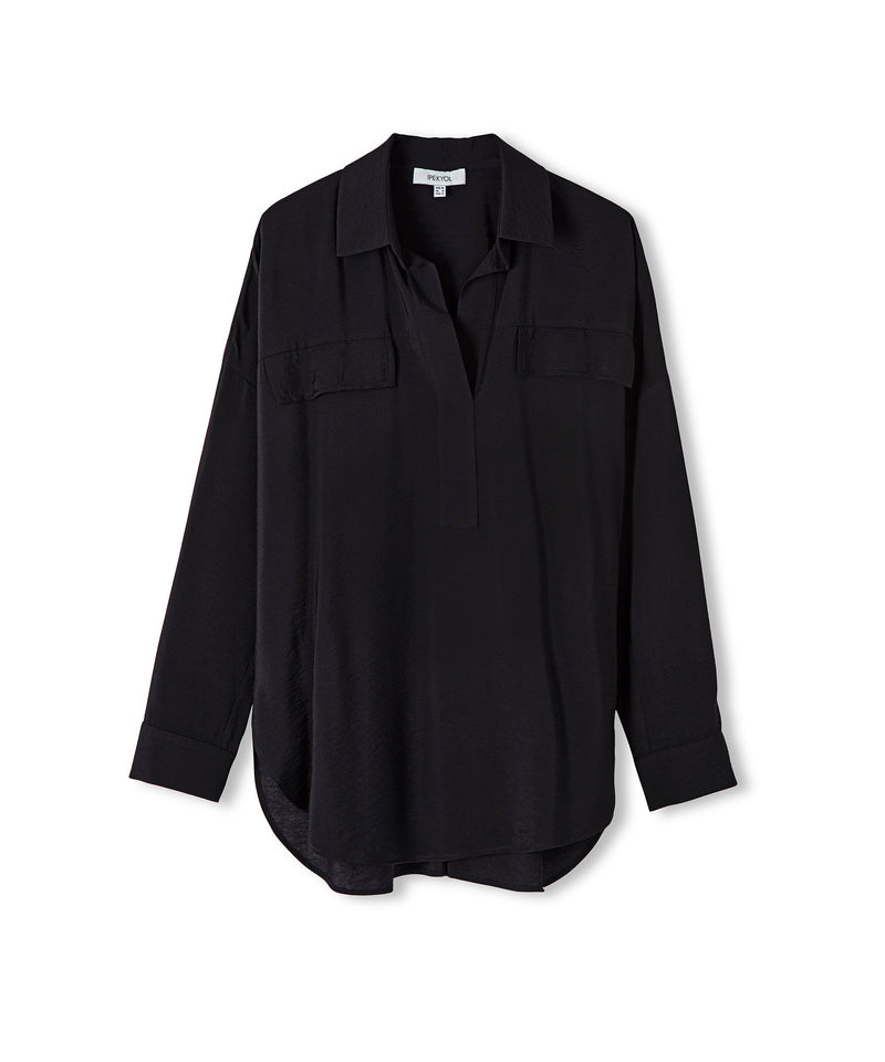 Ipekyol Basic Long Sleeve Shirt Black