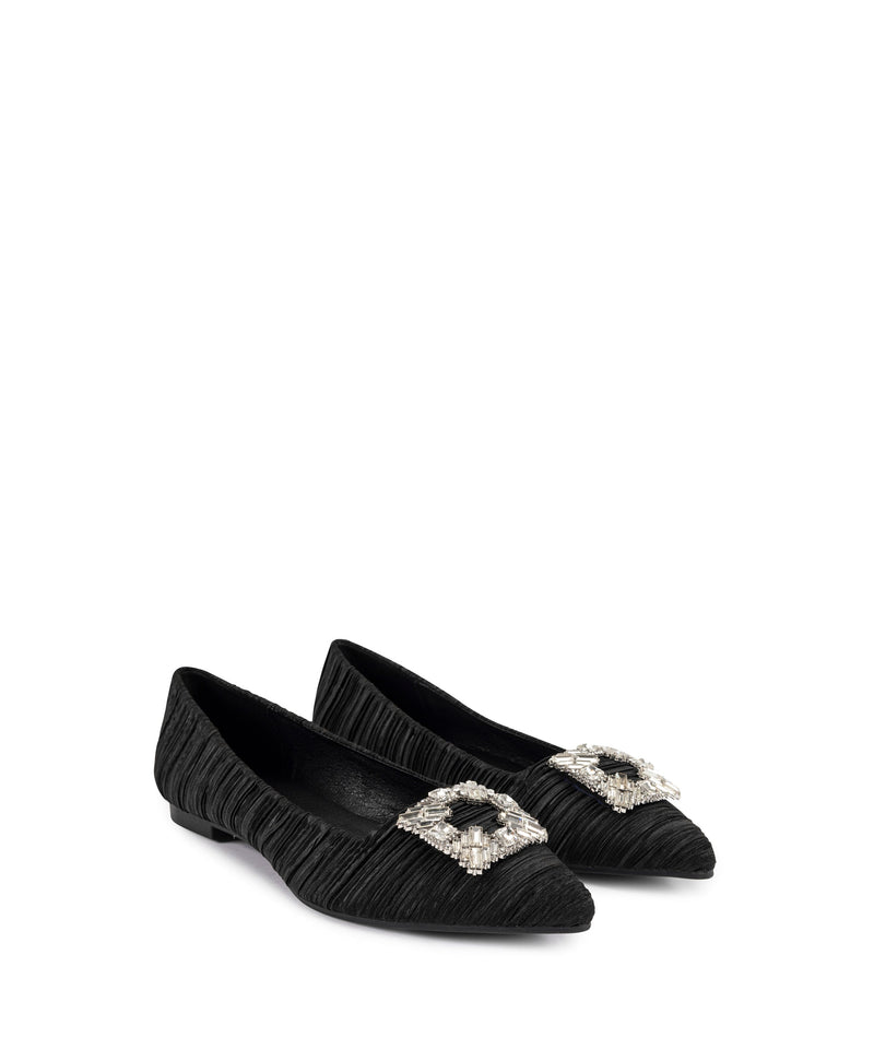 Ipekyol Stone Detail Ballet Flats Black