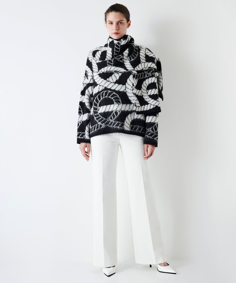 Ipekyol Sweater With Scarf Accessory White