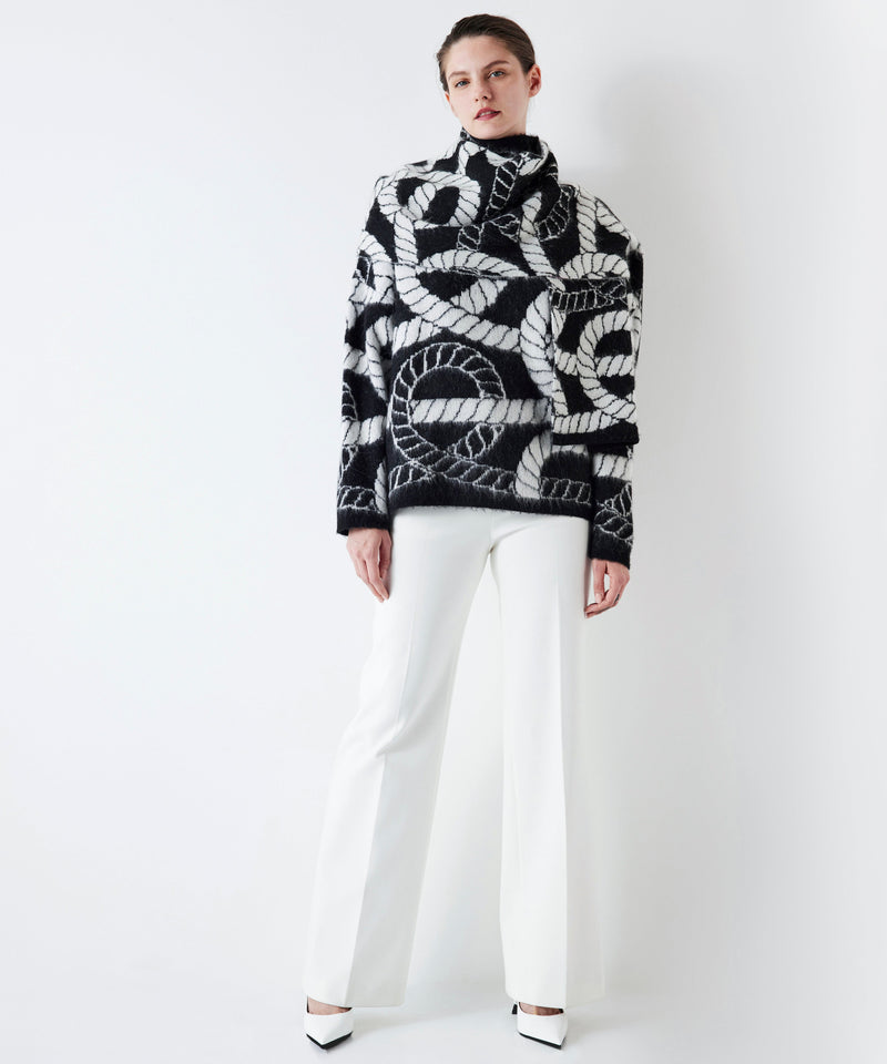 Ipekyol Sweater With Scarf Accessory White