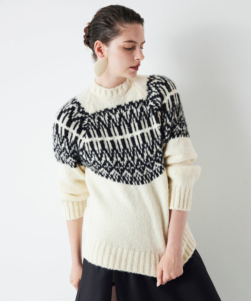 Ipekyol Sweater With Stone Accessories Ecru