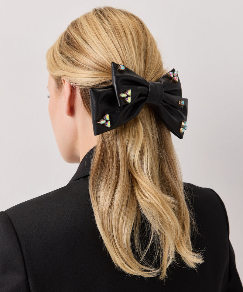 Ipekyol Crystal-Stone Hair Accessory Black