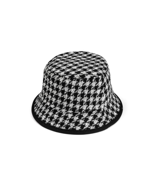 Ipekyol Crowbar Pattern Bucket Hat Black