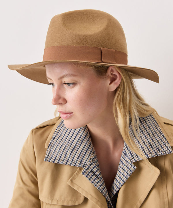 Ipekyol Fedora Hat With Strap Detailed Brown