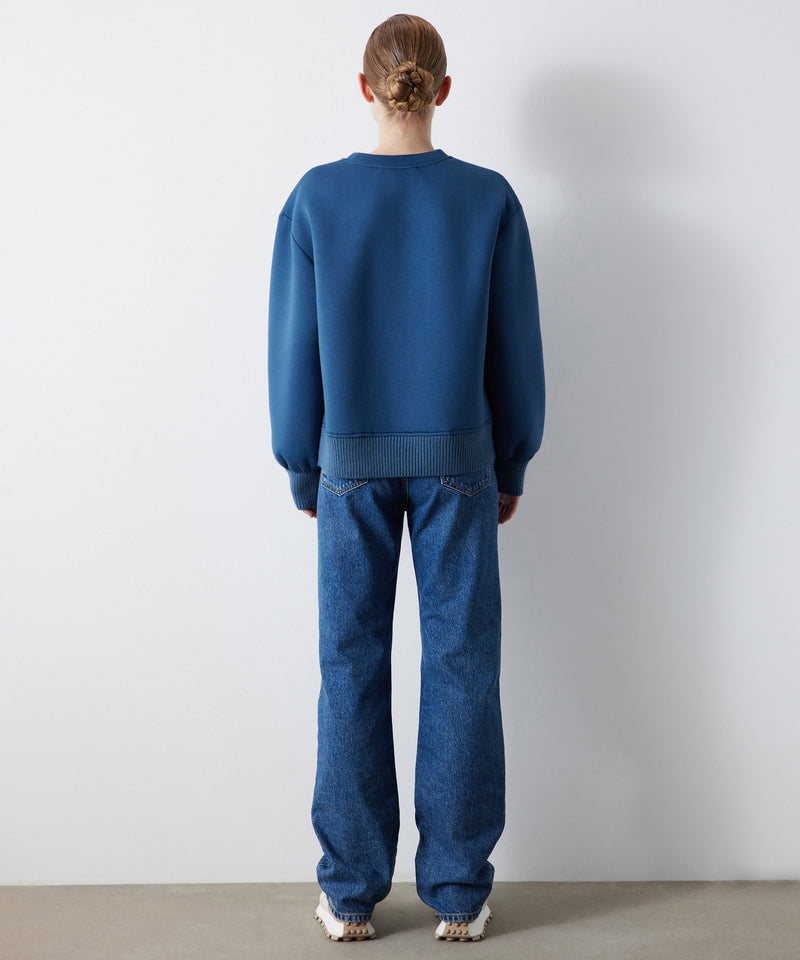 Ipekyol Knitwear Mix Sweatshirt Blue