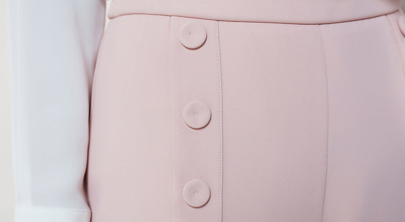 Machka Button Detail Trouser Powder