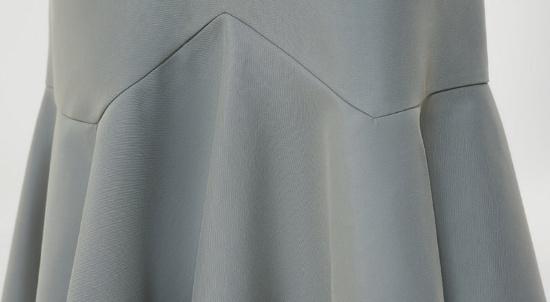 Machka Ruffle Detail Skirt Stone