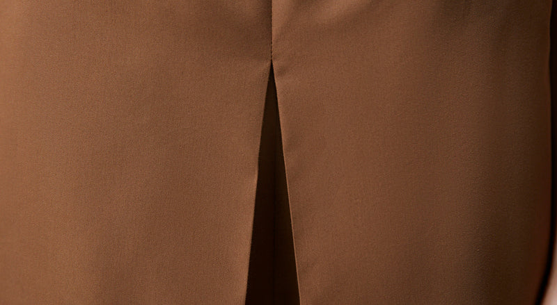 Machka High Waist Skirt Look Trousers Walnut/Taupe
