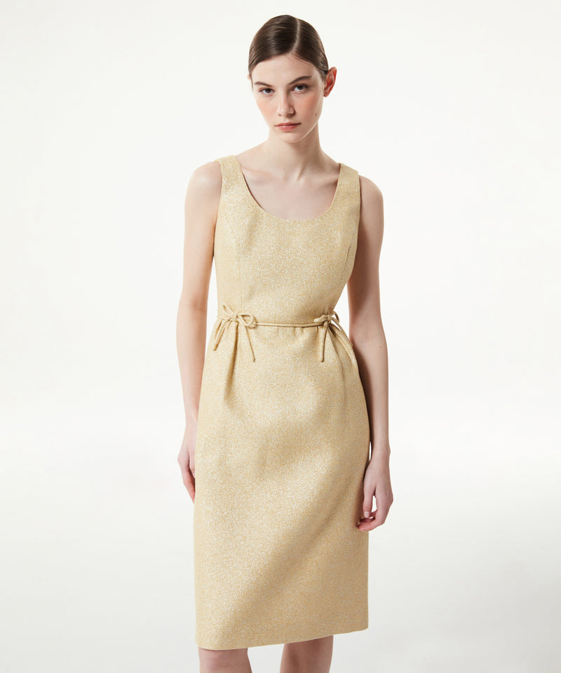 Machka Bow Dress Yellow