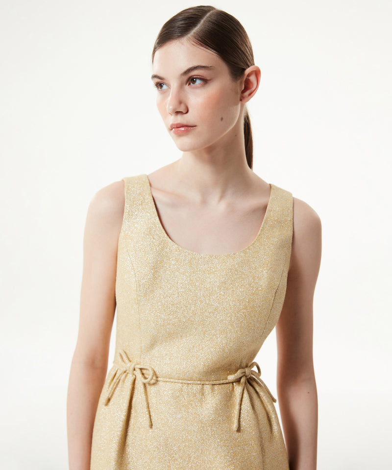 Machka Bow Dress Yellow