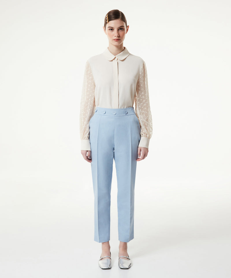 Machka Button Accessory Trousers Blue