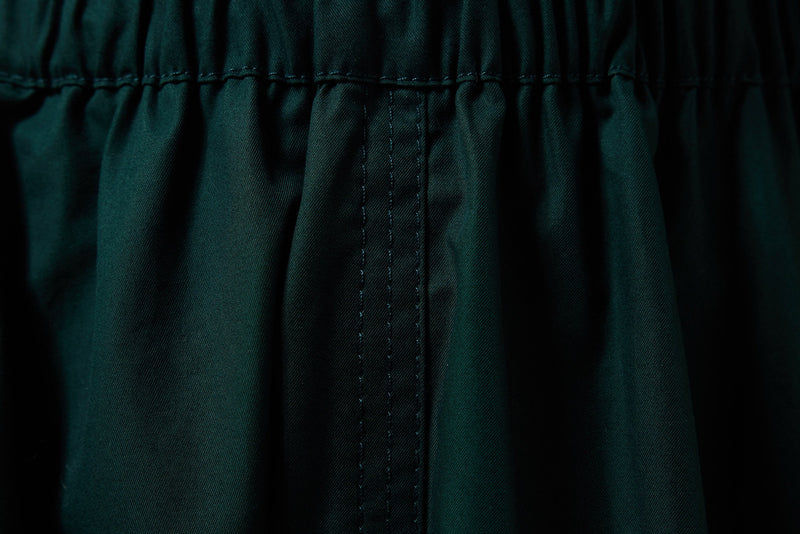 Machka Poplin Bell Skirt Dark Green