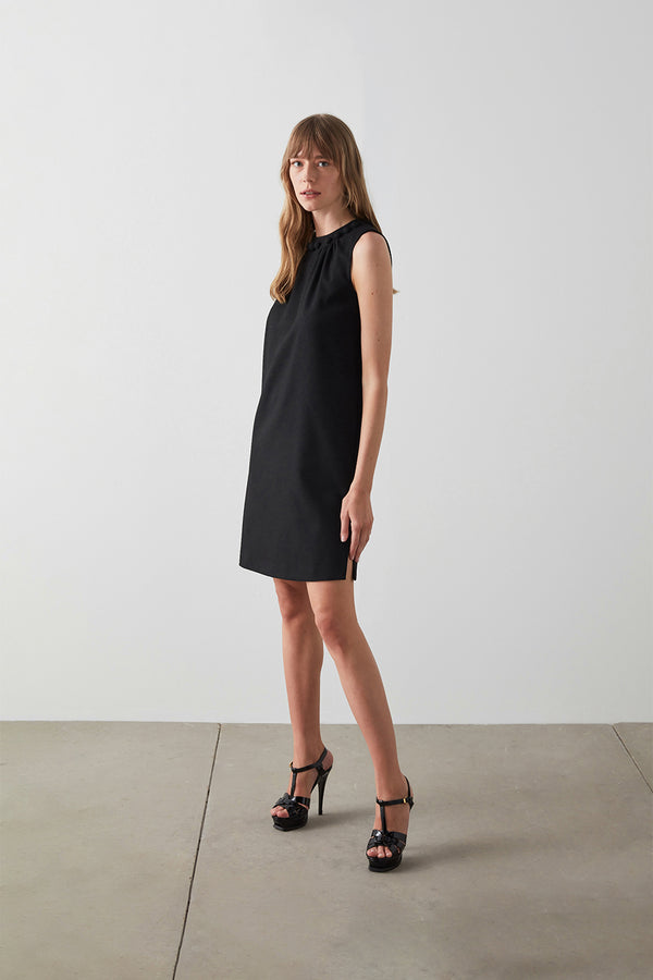 Machka Sleeveless Mini Dress Black