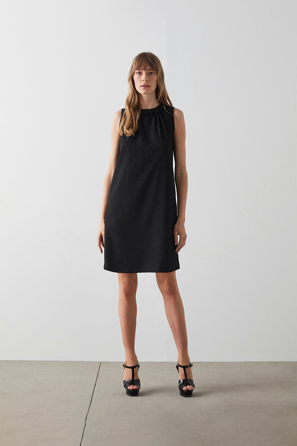 Machka Sleeveless Mini Dress Black