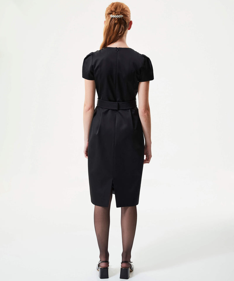 Machka Sheath Dress With Embellshed Detail Black