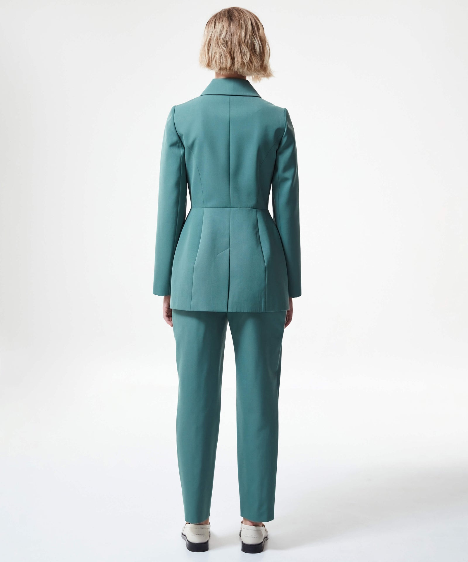 MUZE×el conducotrH DOUBLE BREASTED JKT MUZE TURQUOISE LABEL × el conductorH - BELTED BONDAGE DOUBLE