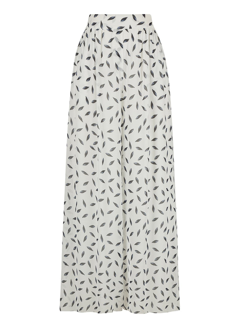 Nocturne Trouser Print Off White - Wardrobe Fashion