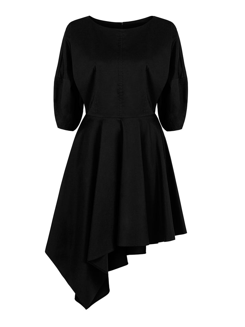Nocturne Asymmetric Cut Dresses Black