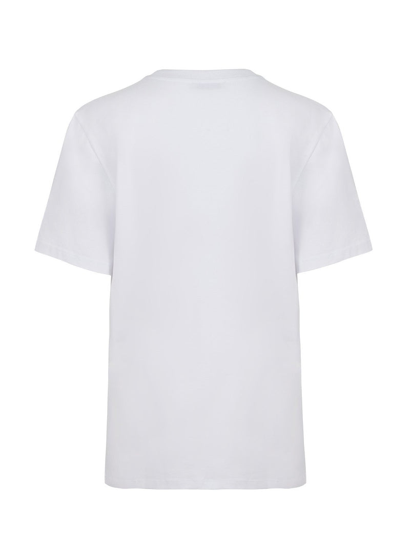 Nocturne Printed Oversize T-Shirt White
