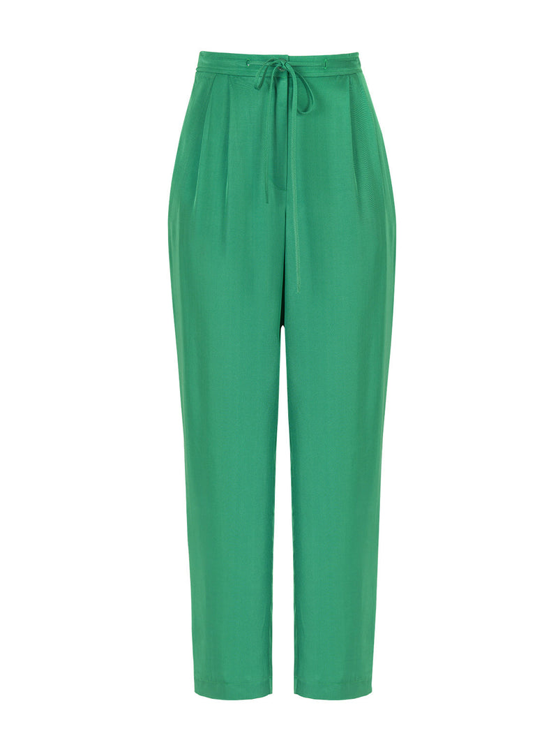 Nocturne High-Waisted Carrot Pants Green