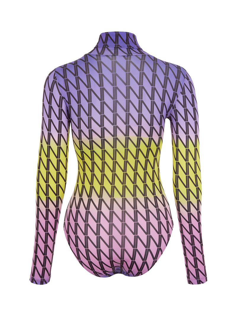 Nocturne Printed Bodysuit Multi Color