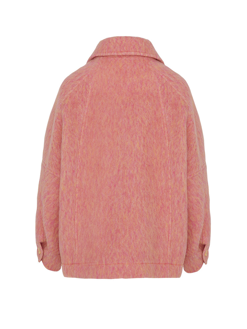 Nocturne Wool Blended Jacket Pink