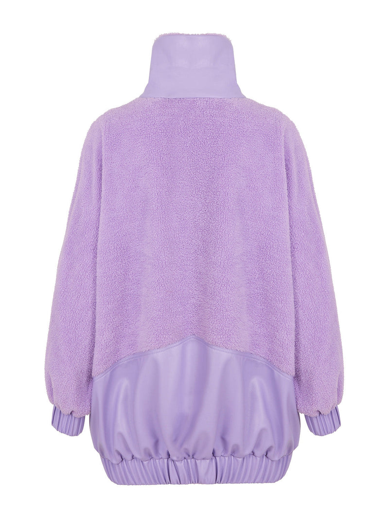 Nocturne Garnish Oversize Jacket Violet