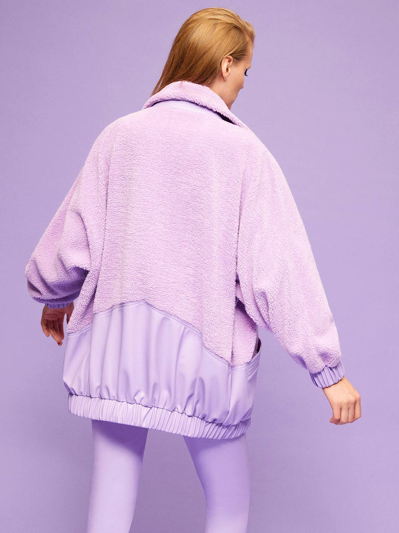 Nocturne Garnish Oversize Jacket Violet