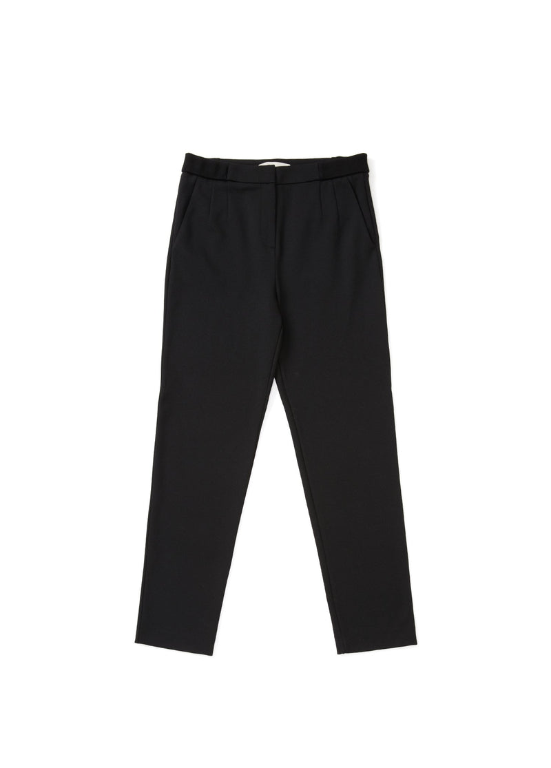 Beymen Collection Knitwear Detailed Jersey Trouser Black