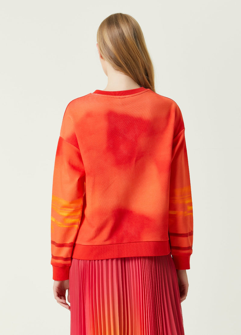 Beymen Club Palm Embroidered Sweatshirt Orange