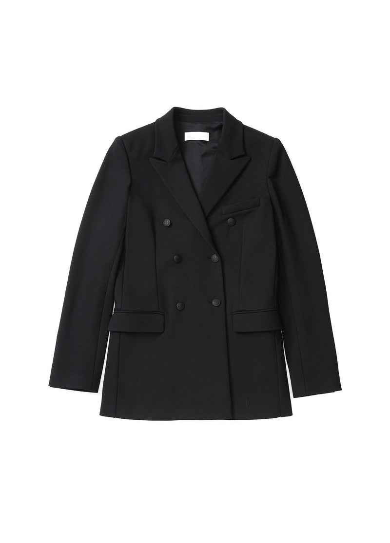 Beymen Collection Double Breasted Knitted Blazer Black