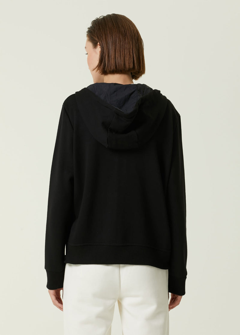 Beymen Collection Hooded Zippered Sweatshirt Black