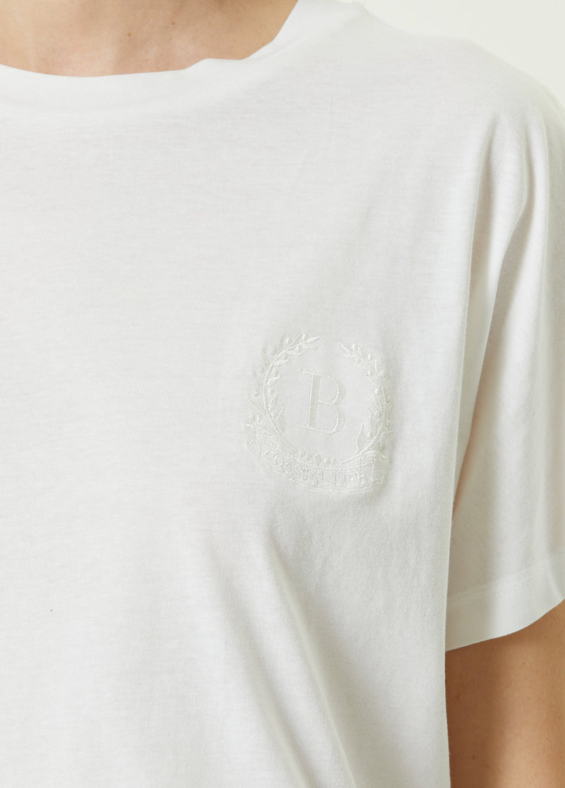 Beymen Collection Logo Embroidered T-Shirt Beige