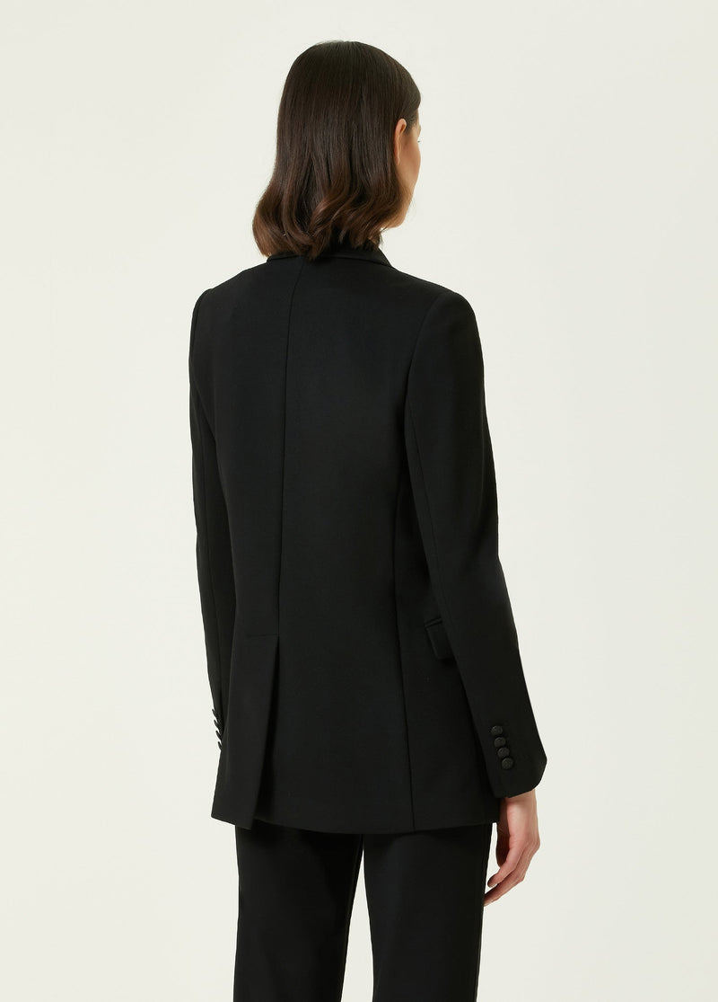 Beymen Collection Double Breasted Knitted Blazer Black